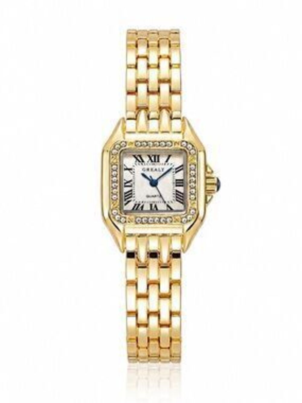 Gold Tone Women's Link Bracelet Watch